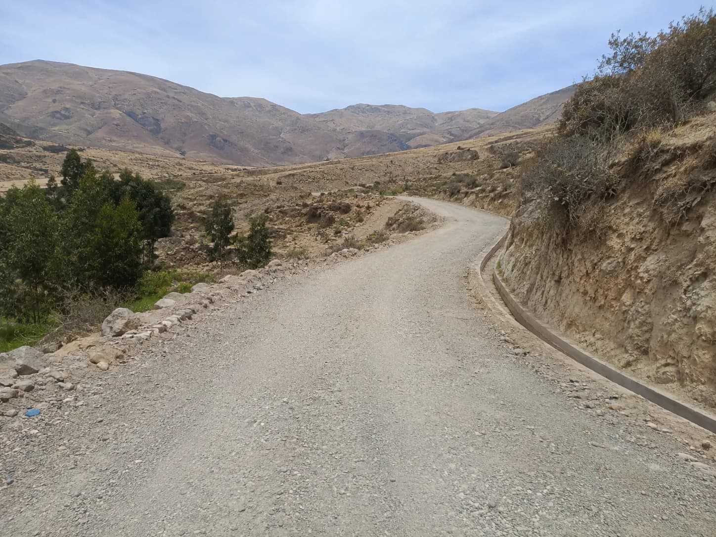 Proyecto de mejoramiento de camino vecinal en Sanagorán, La Libertad