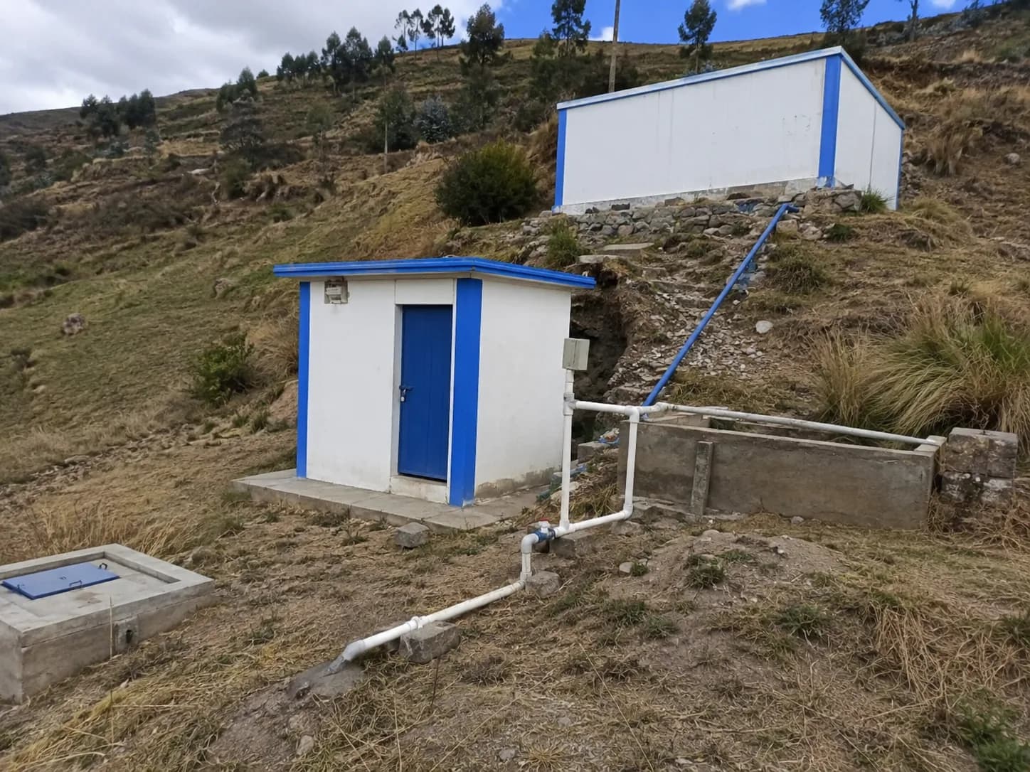 Proyecto de agua potable y unidades básicas sanitarias en Chacomas